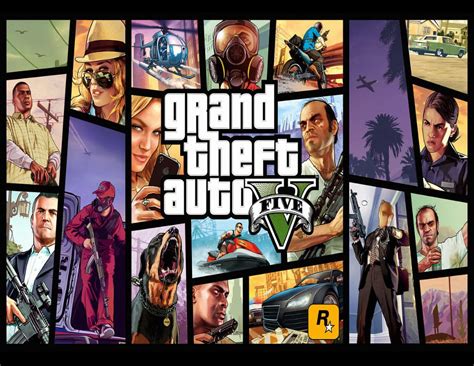 A Birthday Place Grand Theft Auto Five Guns Cars Edible Cake Topper ...