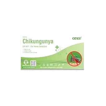 ONCE Rapid Chikungunya DIY Home Detection Test Kit, Instant Blood Test ...