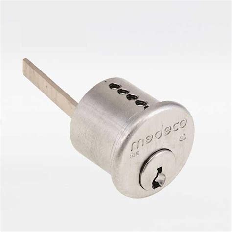 Medeco MEDECO:BiLevel RIM Cylinder - Silver 10J0400H-26-DLT | Zoro