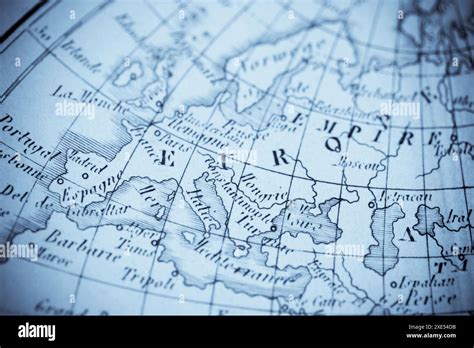 Old Map of Europe 的图像结果