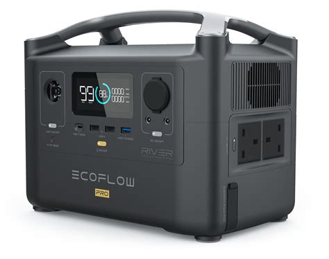 Buy EF ECOFLOW Portable Power Station 720Wh RIVER Pro, 2 AC 600W (Peak ...