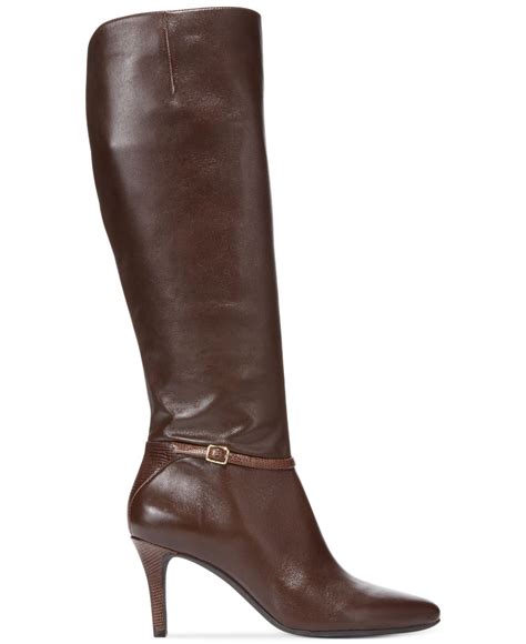 Cole Haan Women'S Garner Tall Dress Boots in Chestnut (Brown) - Lyst