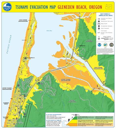 Tsunami evacuation maps outline safe routes on Oregon and Washington ...
