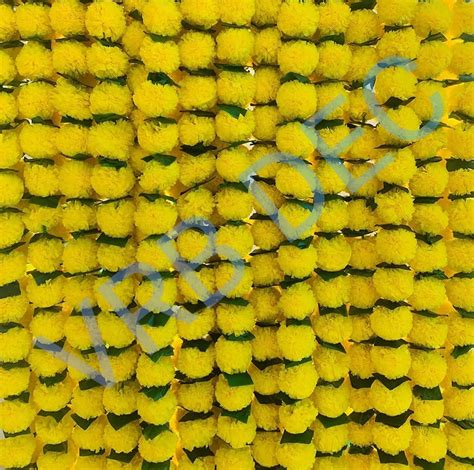 Buy VRB Dec™ Artificial Marigold Flowers with Leaves for Decoration ...