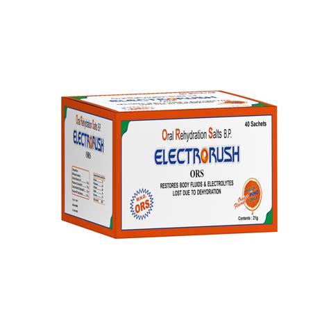 Electrorush ORS Orange Powder | Energy Drink Powder in India