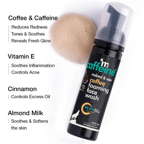 Mcaffeine Coffee Foaming Face Wash, 75 ml Price, Uses, Side Effects ...