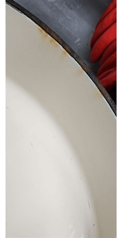 Enameled Cast Iron Pots and Pans with Rusted Edges : r/CastIronRestoration