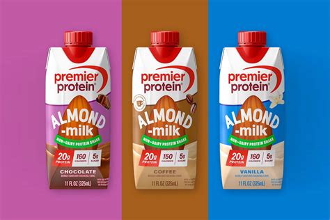 Premier non-dairy Almond Milk Protein Shake for on-the-go protein