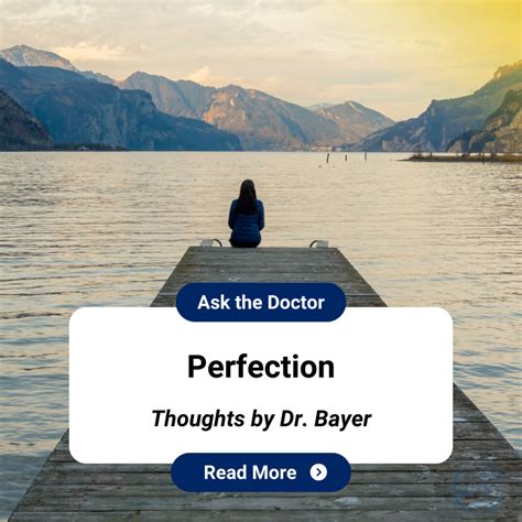 Dr. Bayer: Perfection - St. Gianna Clinic