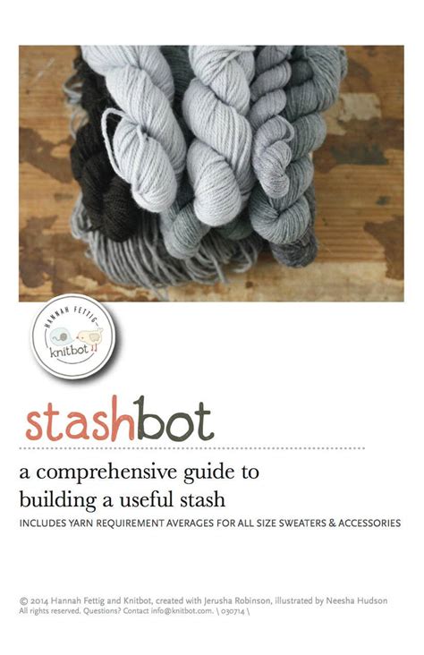 Stashbot Booklet – Mountaintop Yarn
