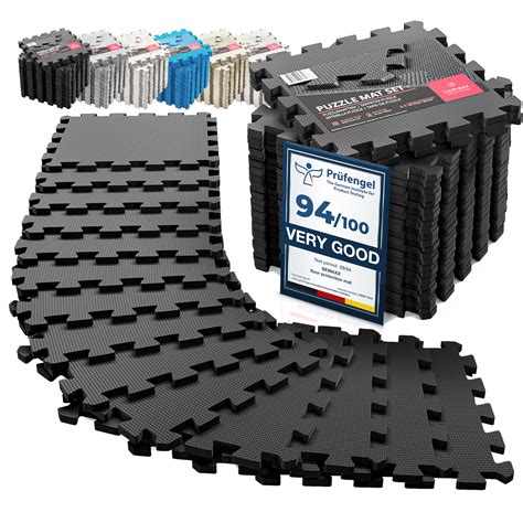 Protective Floor Mats Soft Foam Tiles Interlocking Foam Mats - 18 ...