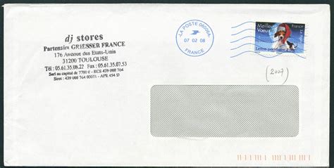 Oblitération mécanique provenant des machines NEOPOST avec timbre à ...