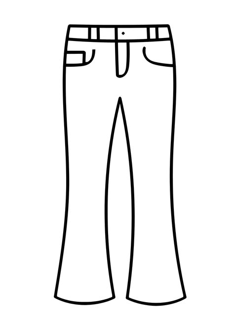 40+ Pants Coloring Pages - Free Printable PDF & Online Coloring