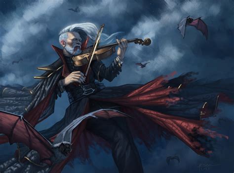 [Art][OC][COMM] Erael, Moonlight Vampire : r/DnD