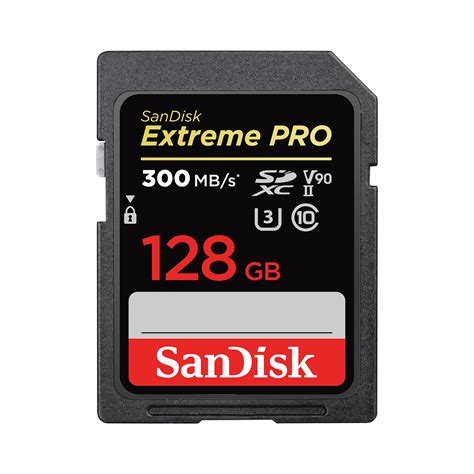 SanDisk Extreme PRO 128 GB SDXC (300 MB/Sek) UHS-II U3 | Class 10 ...