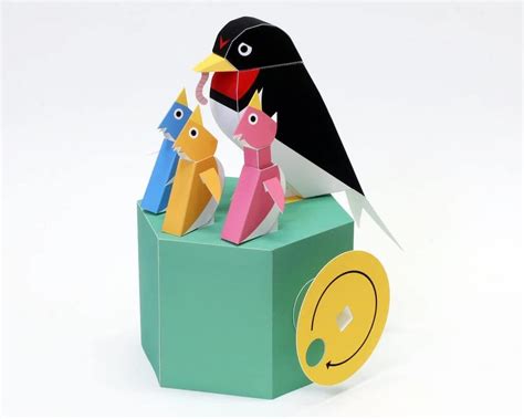 Alphabet Education Feed me First Karakuri Workshop Making Paper Toys ...