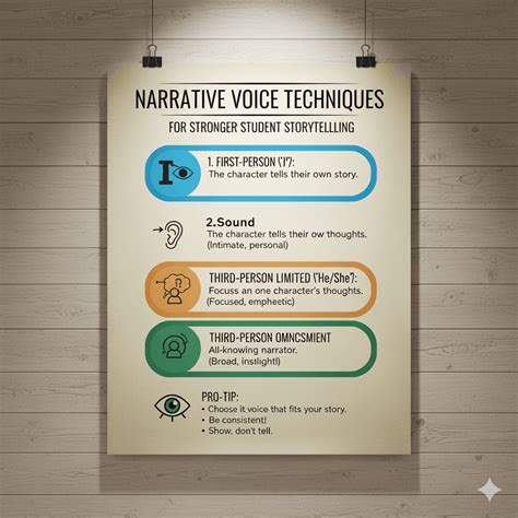 Narrative Voice Techniques for Stronger Student Storytelling