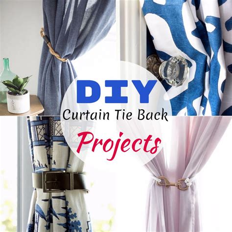 24 DIY Curtain Tie Back Projects - DIYnCrafty