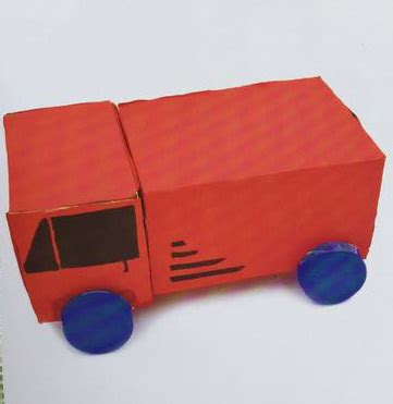 废纸盒DIY教程 手工纸盒消防车的做法-幼儿手工-魔术铺