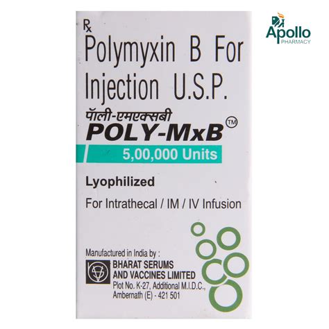 POLY MX B 500000IU INJECTION Price, Uses, Side Effects, Composition ...