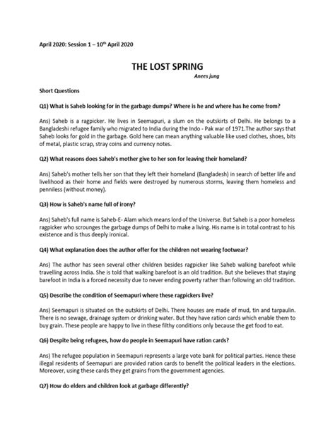 Image result for Lost Spring Full Chapter