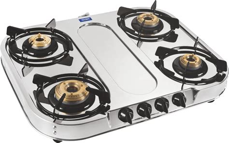 Buy Elica 4 Burner Stainless Steel Gas Stove (INOX 604 SS) - Manual ...