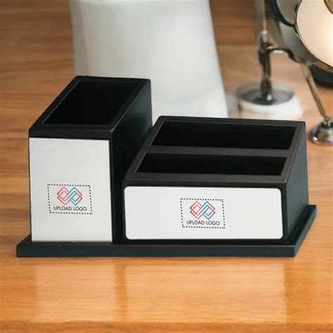Black Pen Stand: Corporate Gifts | Desk Organizer – Giftech Global