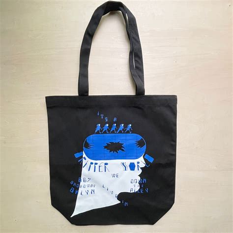 【BAG】"Dripper World" トートバッグ [Black] Design by SAM RYSER | twelvekyoto