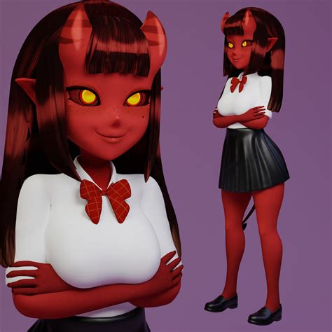 🫦 Meru the Succubus NSFW 2・ OBJ File for 3D printing・Cults