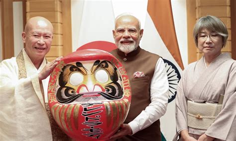 PM Modi receives Daruma doll as a gift in Japan: What it signifies?