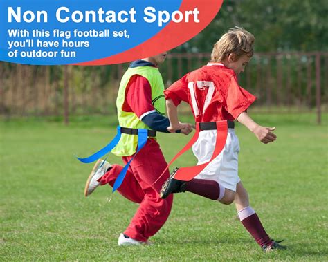 Buy Hilhook Flag Football Belts, 14 Player Adjustable Flag Football Set ...