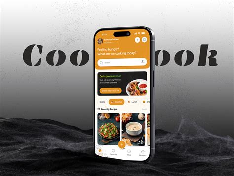 Cookbook AI Mobile App - Food Recipe App Interface (1) | Images :: Behance