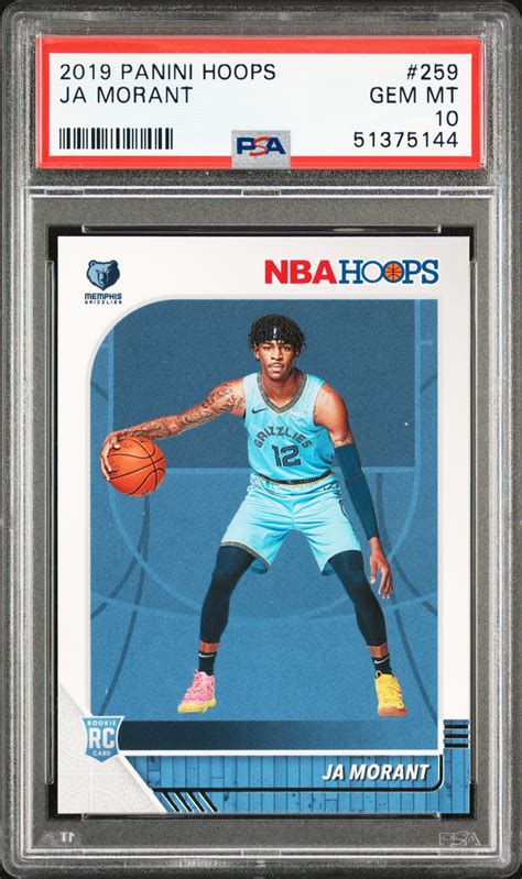 Ja Morant 2019 Hoops #259 Base PSA 10 Price Guide - Sports Card Investor