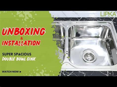 Square Double Bowl 304-Grade Kitchen Sink (37 x 18 x 8 Inches) - LIPKA ...