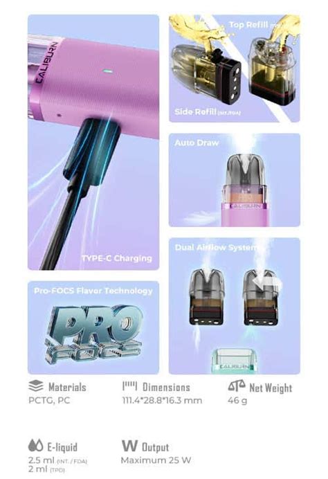 Uwell Caliburn G3 Lite 25W Pod System India | Indian Vape – Vape Ninja