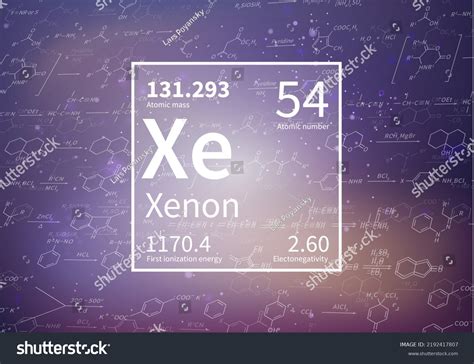 Xenon Gas Periodic Table
