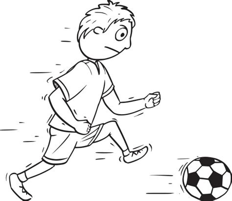 Cartoon Boy Playing Soccer Vector Images (over 3,700)