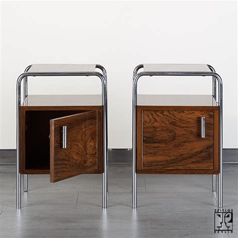 Pair of small cabinets in the style of the Bauhaus-Modernism - ZEITLOS ...