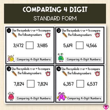 Image result for Comparing 4 Digit Numbers
