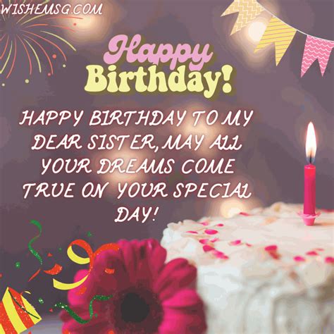 200+Birthday Wishes For Sister-"Sister Birthday Messages" - Wishemsg.Com