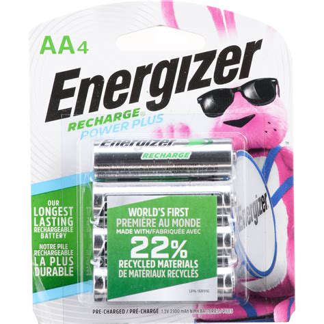 Energizer AA NiMH Rechargeable Batteries NH15BP-4 B&H Photo Video