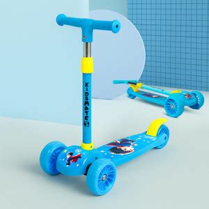 Kidsmate Cruiser 3 Wheels Skating Kick Scooter for Kids | Foldable ...