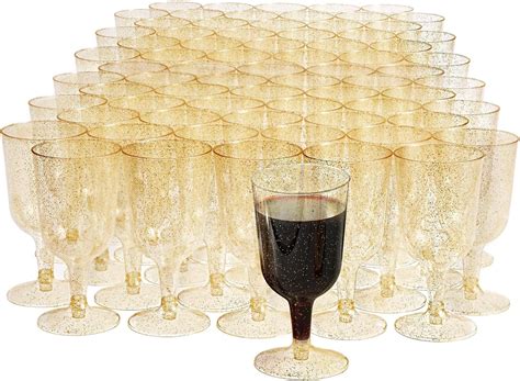MATANA 12 Premium Plastic Wine Glasses (180ml) - Hard Plastic Wine ...