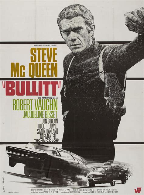 Bullitt (1968) | Steve mcqueen, Bullitt movie, Robert vaughn
