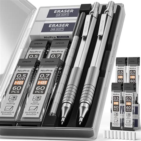Metal Mechanical Pencil Set