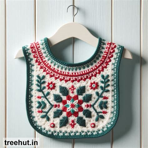 Christmas Baby Bib Crochet Ideas patterns and how to make them ...