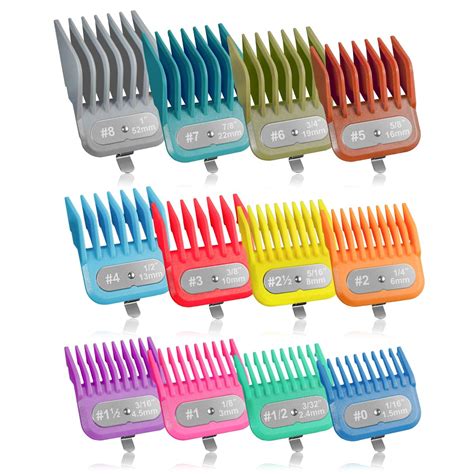 Clipper Guards Set Compatible with Andis Master, Oster Fast Feed, Andis ...