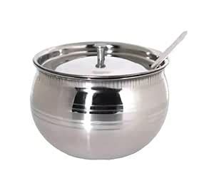 Buy Azna Stainless Steel Oil and Ghee Container with Spoon for Kitchen ...