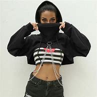 Image result for Gray Cropped Hoodie