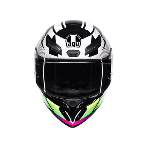 Buy AGV K1 S Punkpulse Black/Purple/Lime Helmet Online in India ...